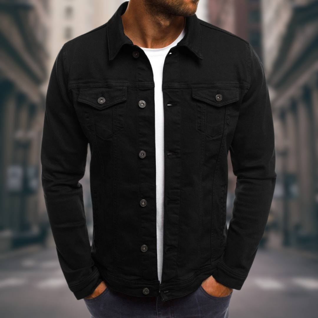 Variant image for Giacomo - Herre Denim Jakke med Skræddersyet Pasform og Moderne Detaljer-7