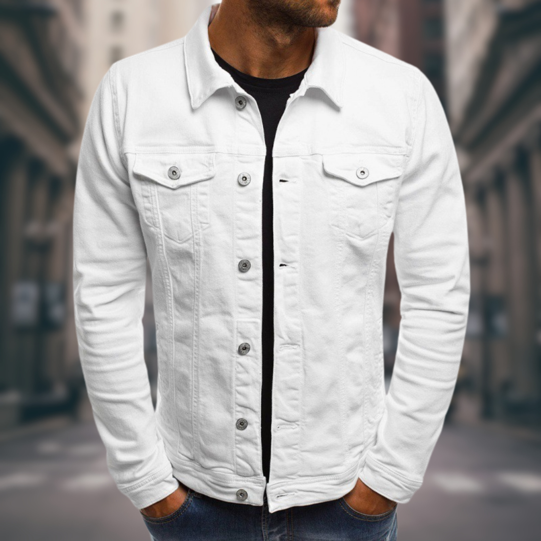 Variant image for Giacomo - Herre Denim Jakke med Skræddersyet Pasform og Moderne Detaljer-13