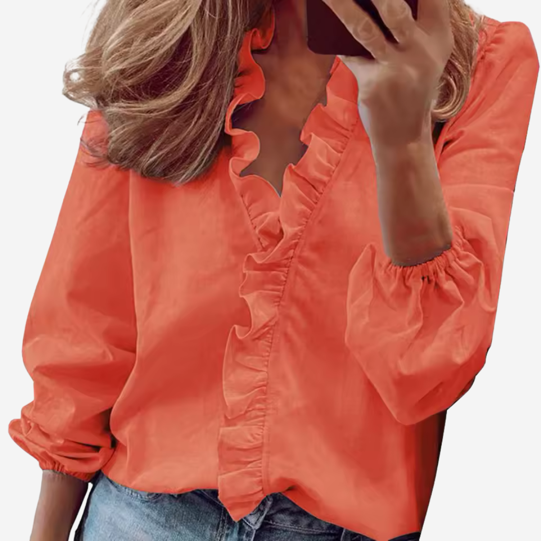 Vera – Let Tunika med Rynkedetaljer