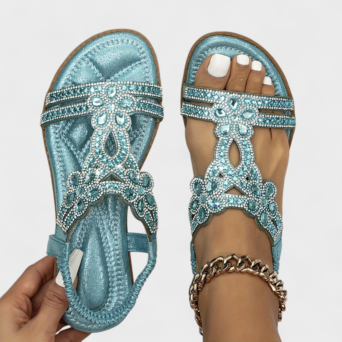 Annabelle - Ortopædiske Sandaler Dame med Ergonomisk Støtte og Boho-Design