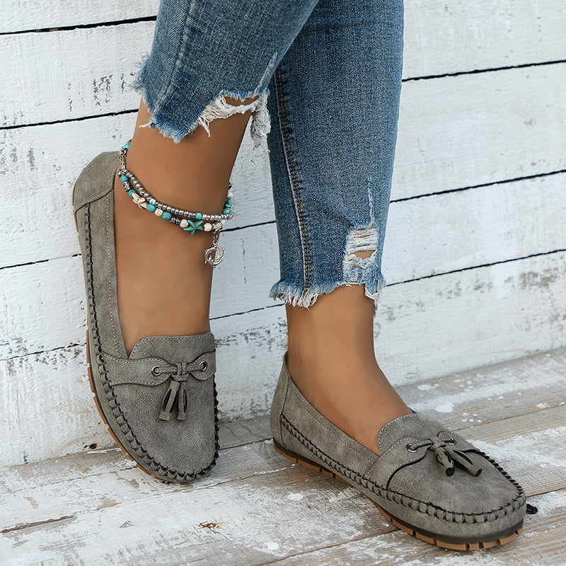 Lise – Ortopædiske Vintage Loafers med Komfort i Fokus