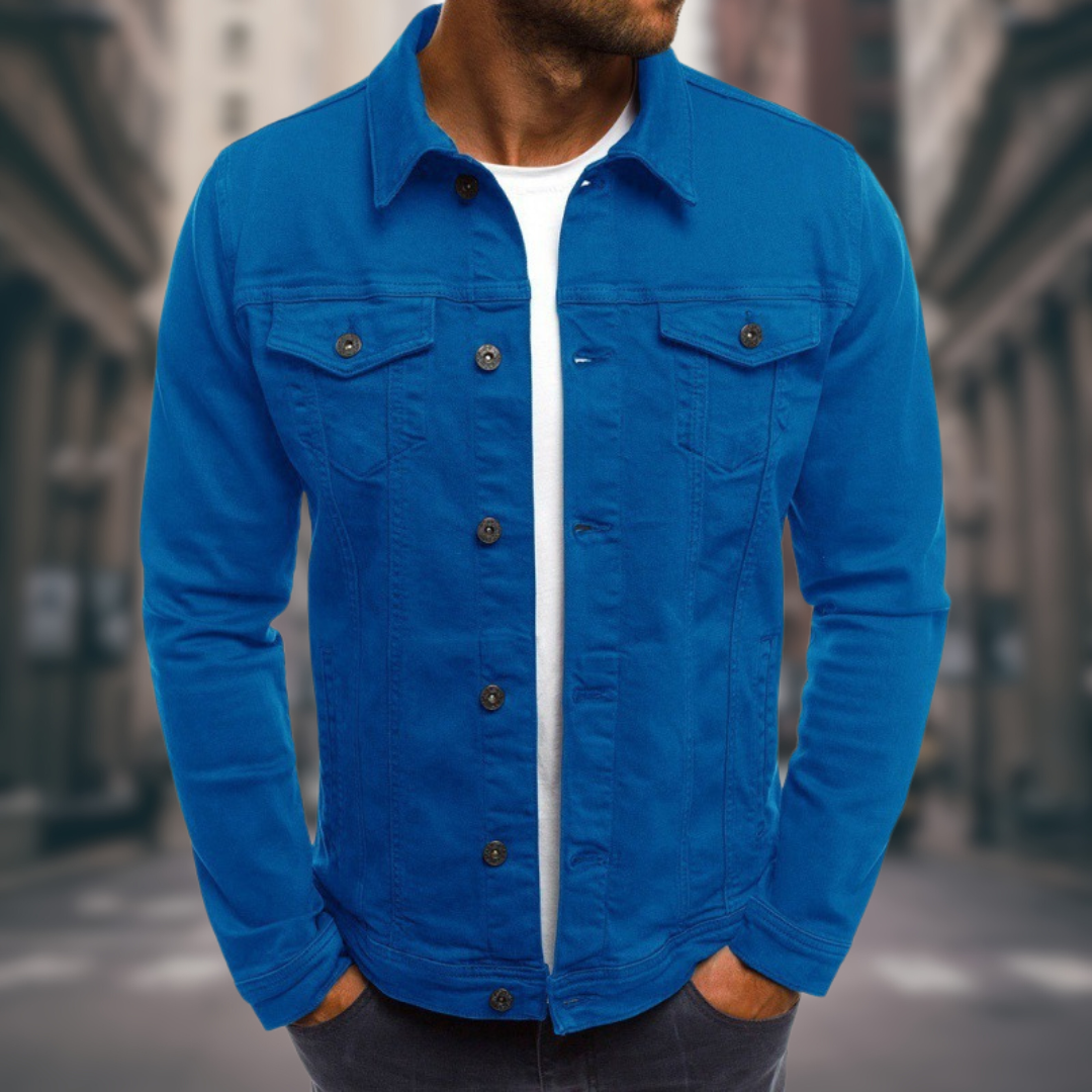 Variant image for Giacomo - Herre Denim Jakke med Skræddersyet Pasform og Moderne Detaljer-25