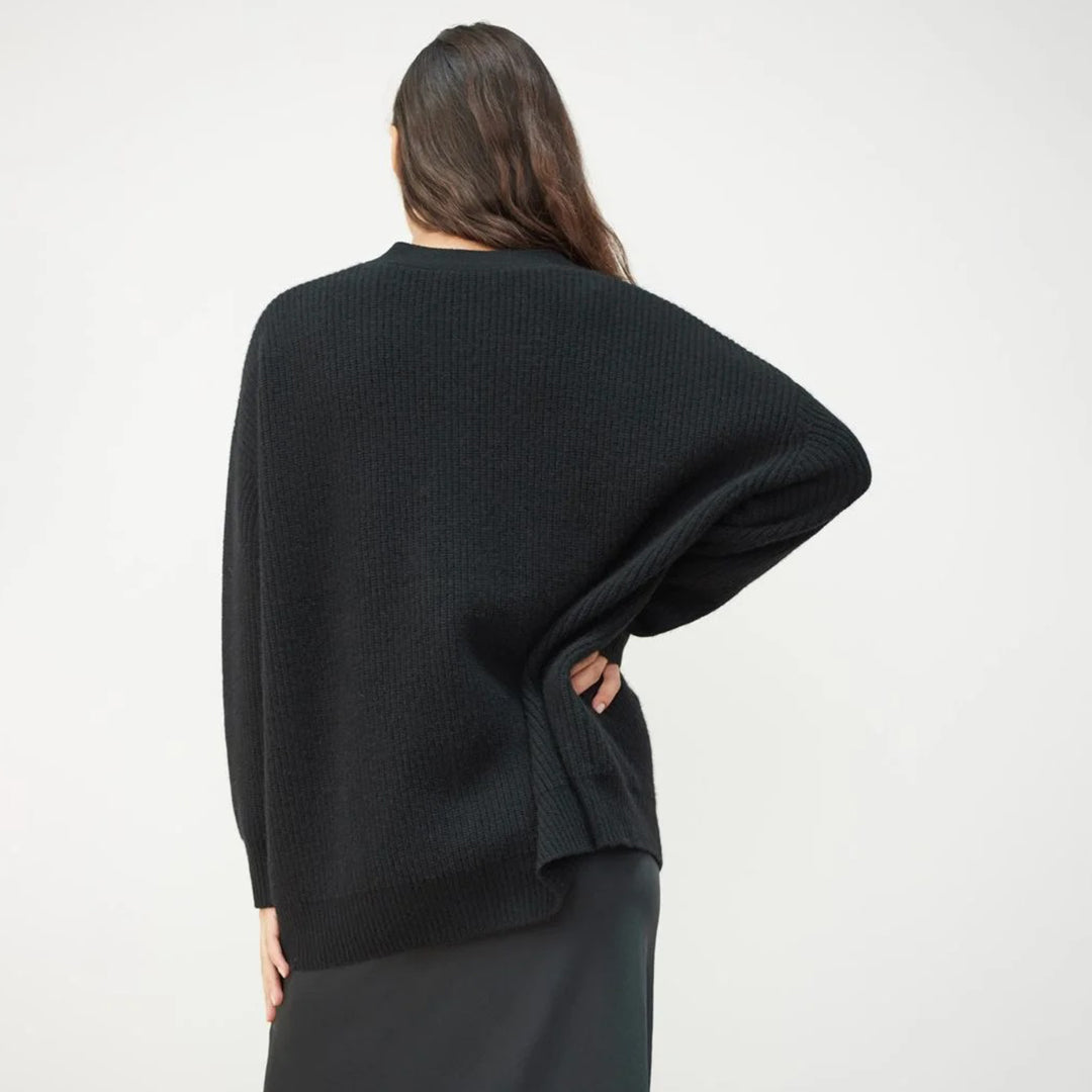 Oversized Cashmere Cardigan til Kvinder - 100% Blødt Cashmere og Ultimativ Komfort-5