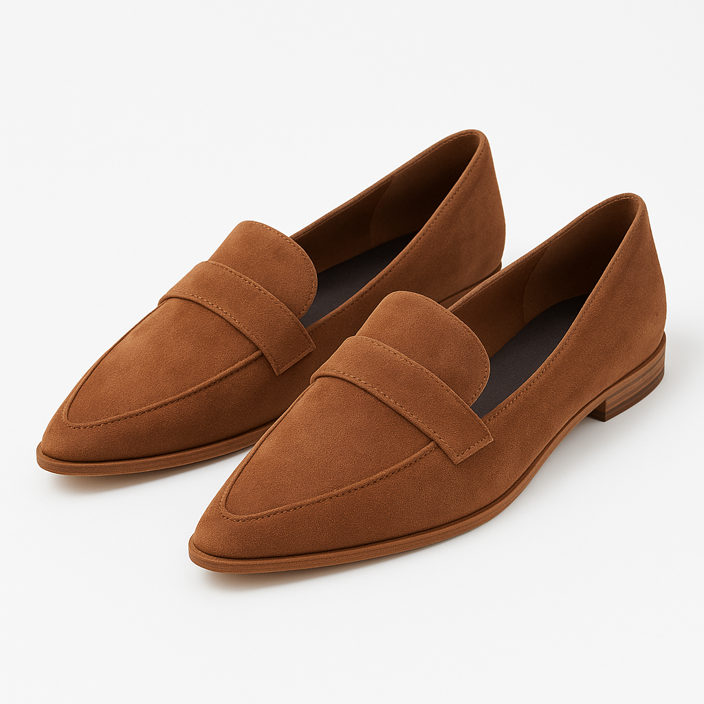 Bella - Elegante Suèdelook Loafers til Dames med Uovertruffen Komfort