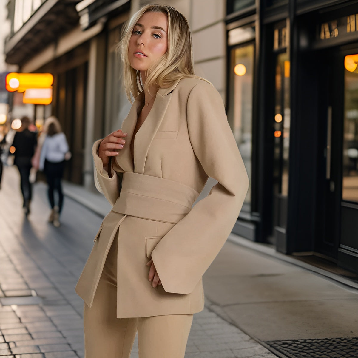 Elegant Blazer Kjole Til Kvinder - Stilfuld, Komfortabel & Alsidig Design
