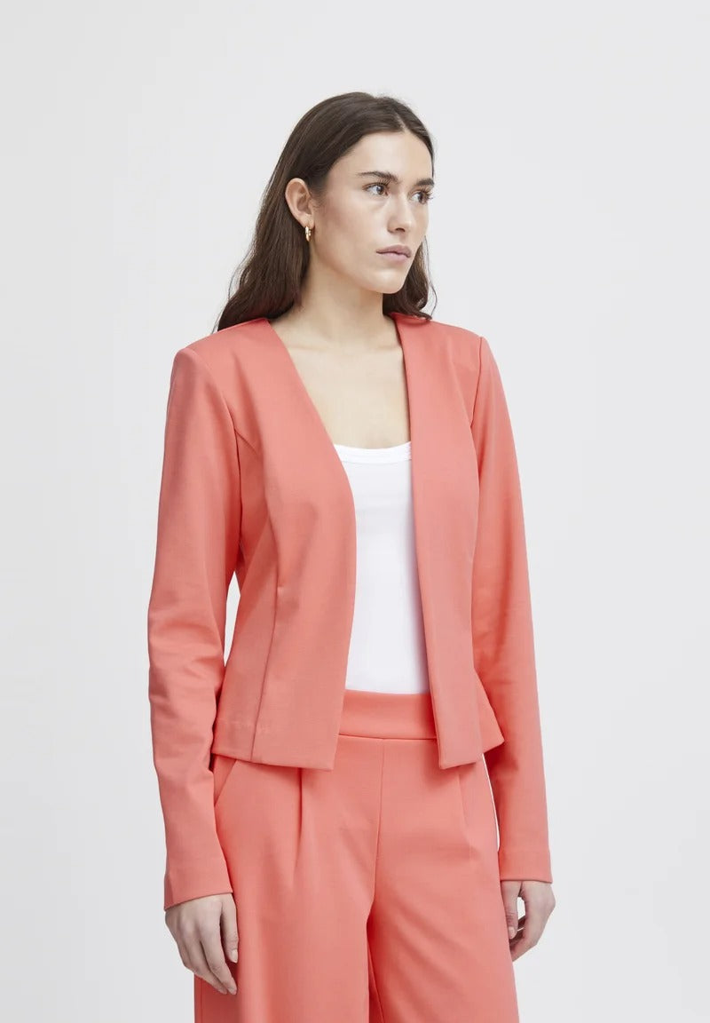 Elegant Cardigan Jakke i Blødt Materiale til Hverdag og Fest