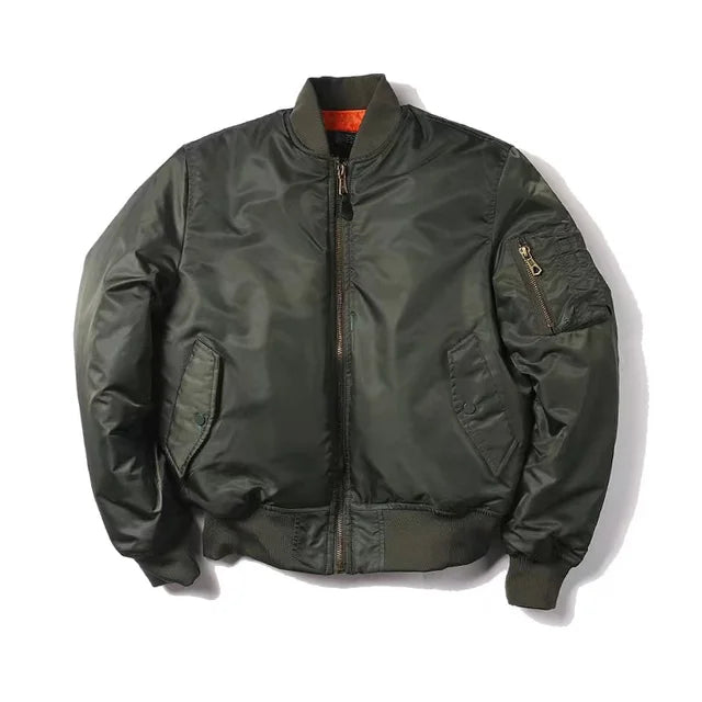 Klassisk MA-1 Bomber Jakke Dame - Vind- og Vandafvisende, Tidløst Design