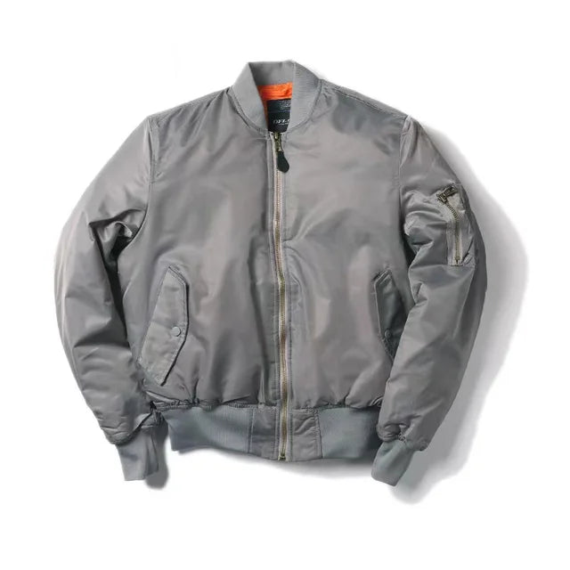 Klassisk MA-1 Bomber Jakke Dame - Vind- og Vandafvisende, Tidløst Design