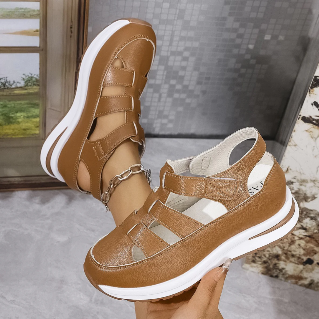 Ensom Sandaler Dame - Komfortable Justerbare Sandaler med Skridsikker Sål