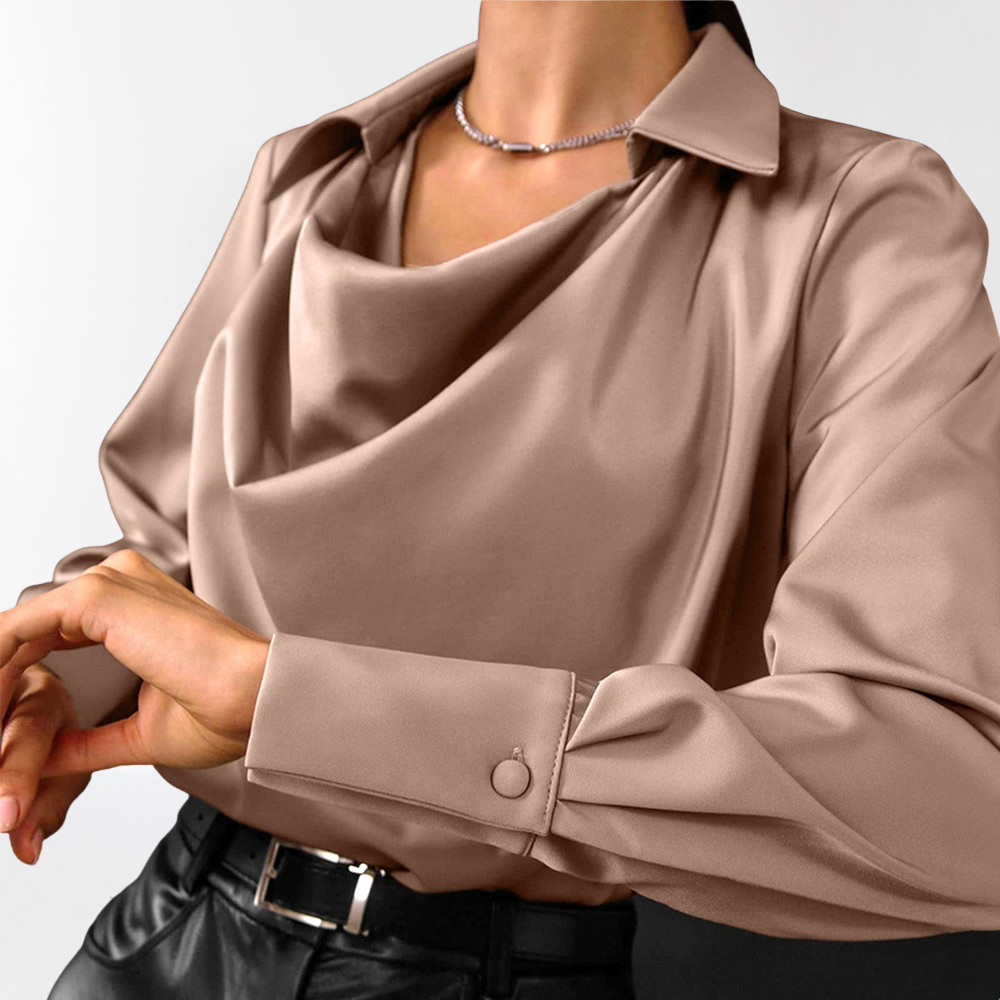 Signe – Klassisk Silke Bluse til Kvinder
