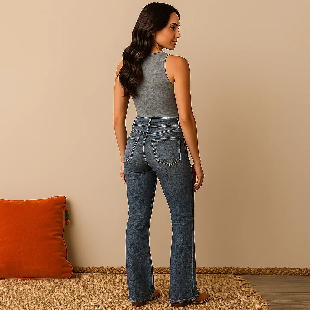 AYAFLARE – Høj Taljet Skinny Jeans