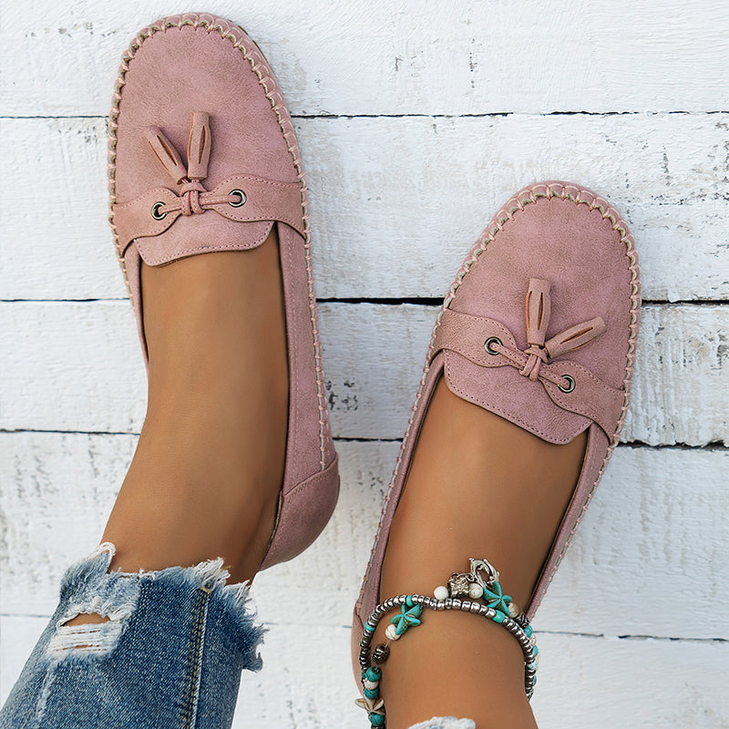 Lise – Ortopædiske Vintage Loafers med Komfort i Fokus