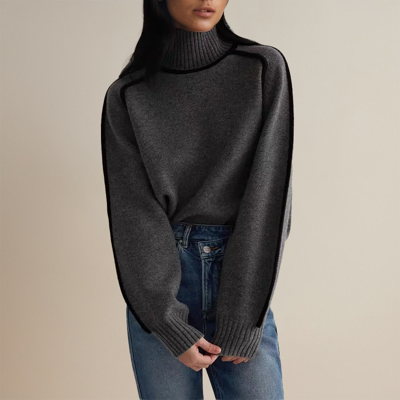 Emilie - Blød Cashmere Rullekrave Med Elegant Design og Uovertruffen Komfort