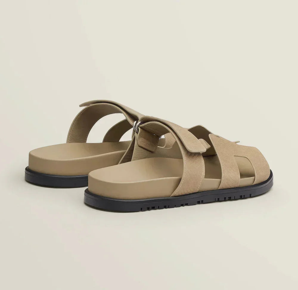 Paula - Elegant Chypre-Stil Sandaler Dame med Justerbare Remme og Komfort