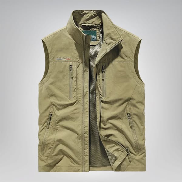 Viggo - Åndbar Bodywarmer Med Mesh Foring Og Låselommer Til Mænd
