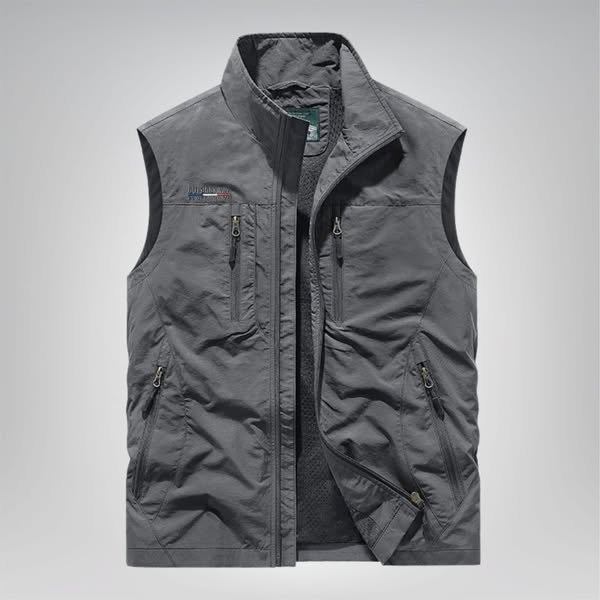 Viggo - Åndbar Bodywarmer Med Mesh Foring Og Låselommer Til Mænd