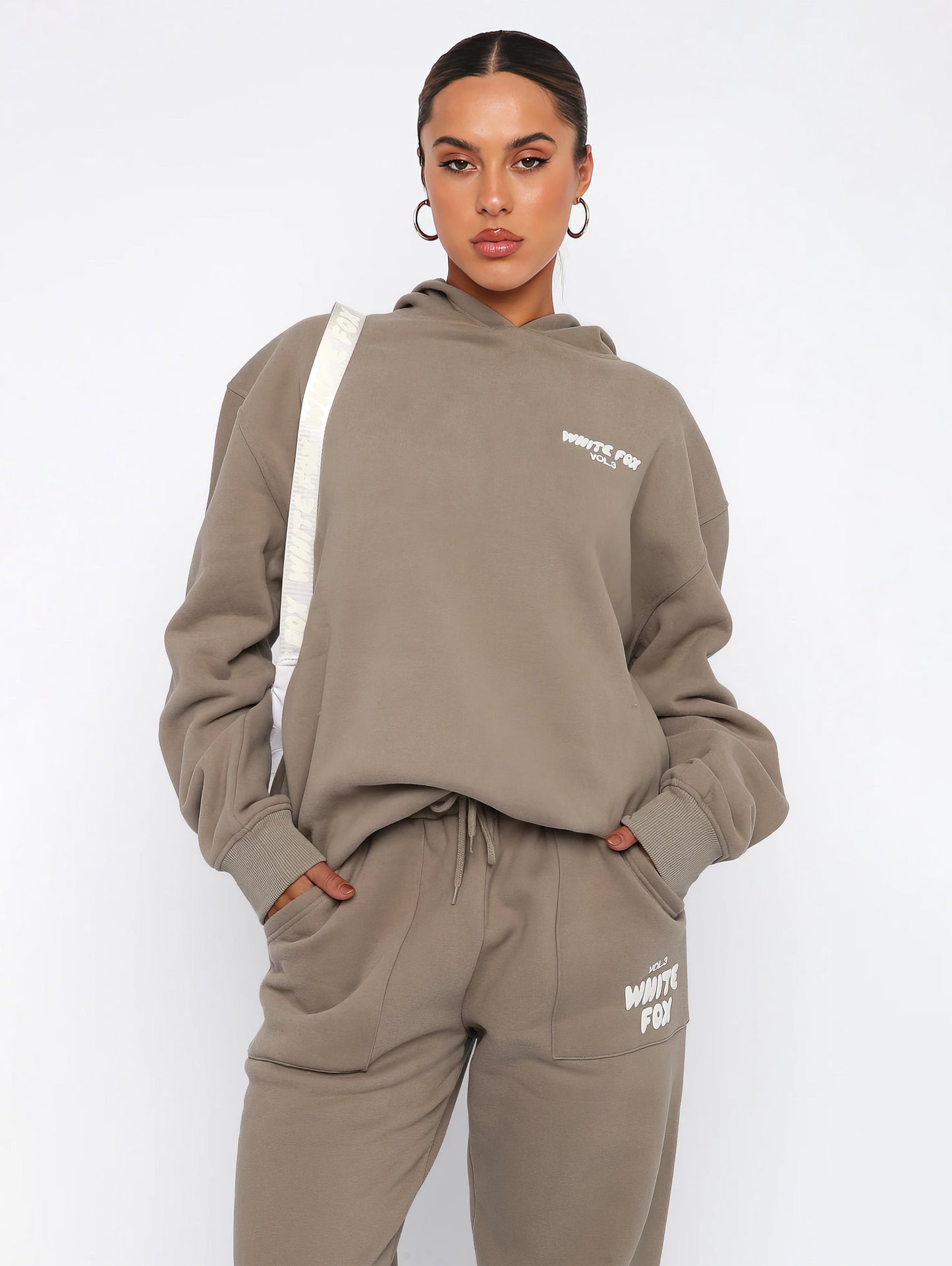 Variant image for Oversized Hoodie Sæt Til Kvinder - Komfortabel, Blød & Åndbar Træning-19