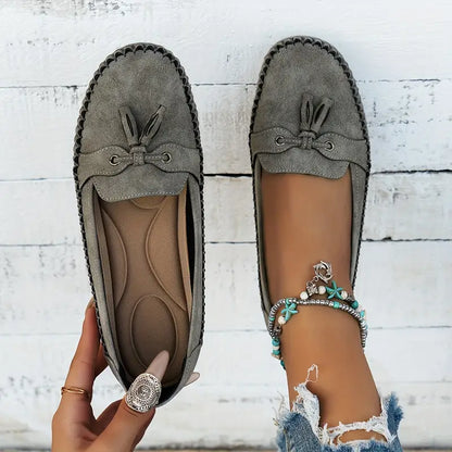 Lise – Ortopædiske Vintage Loafers med Komfort i Fokus