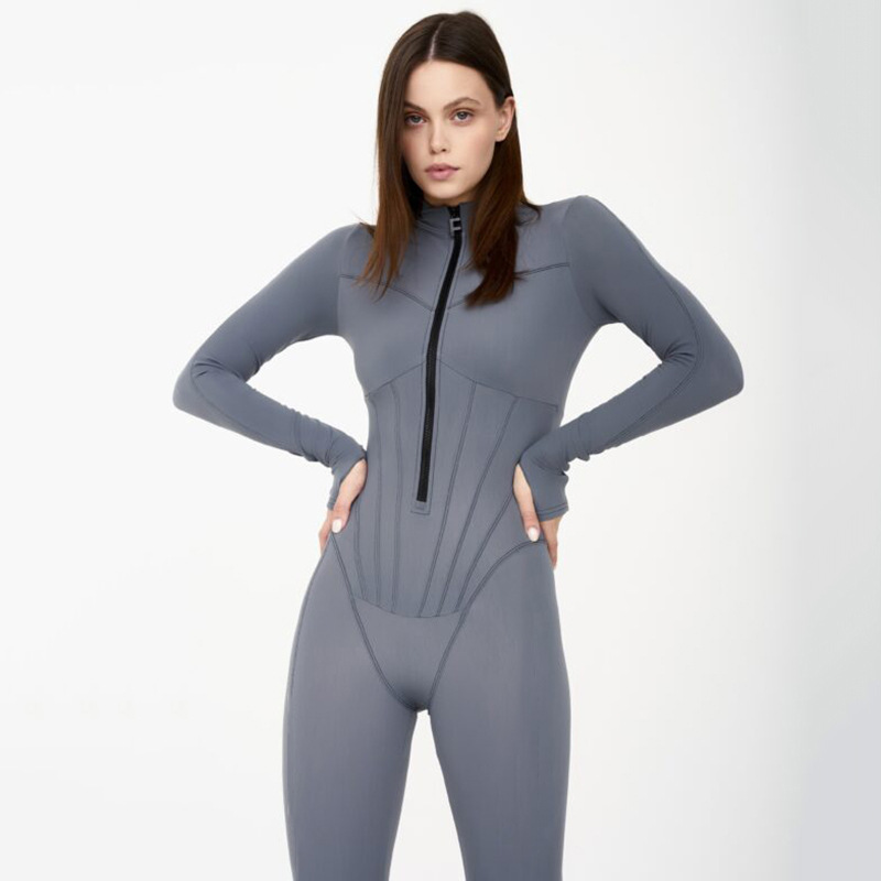 Variant image for Trendy Buksedragt Med Lynlås - Komfortabel Og Stilfuld Jumpsuit Til Alle Anledninger-1