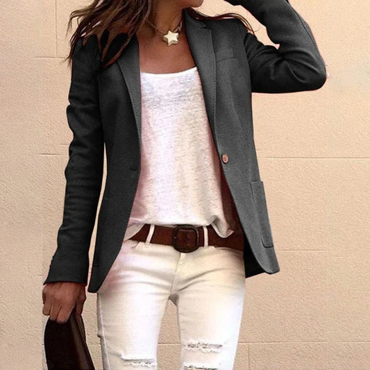 Alba – Lang Slim Fit Blazer til Kvinder