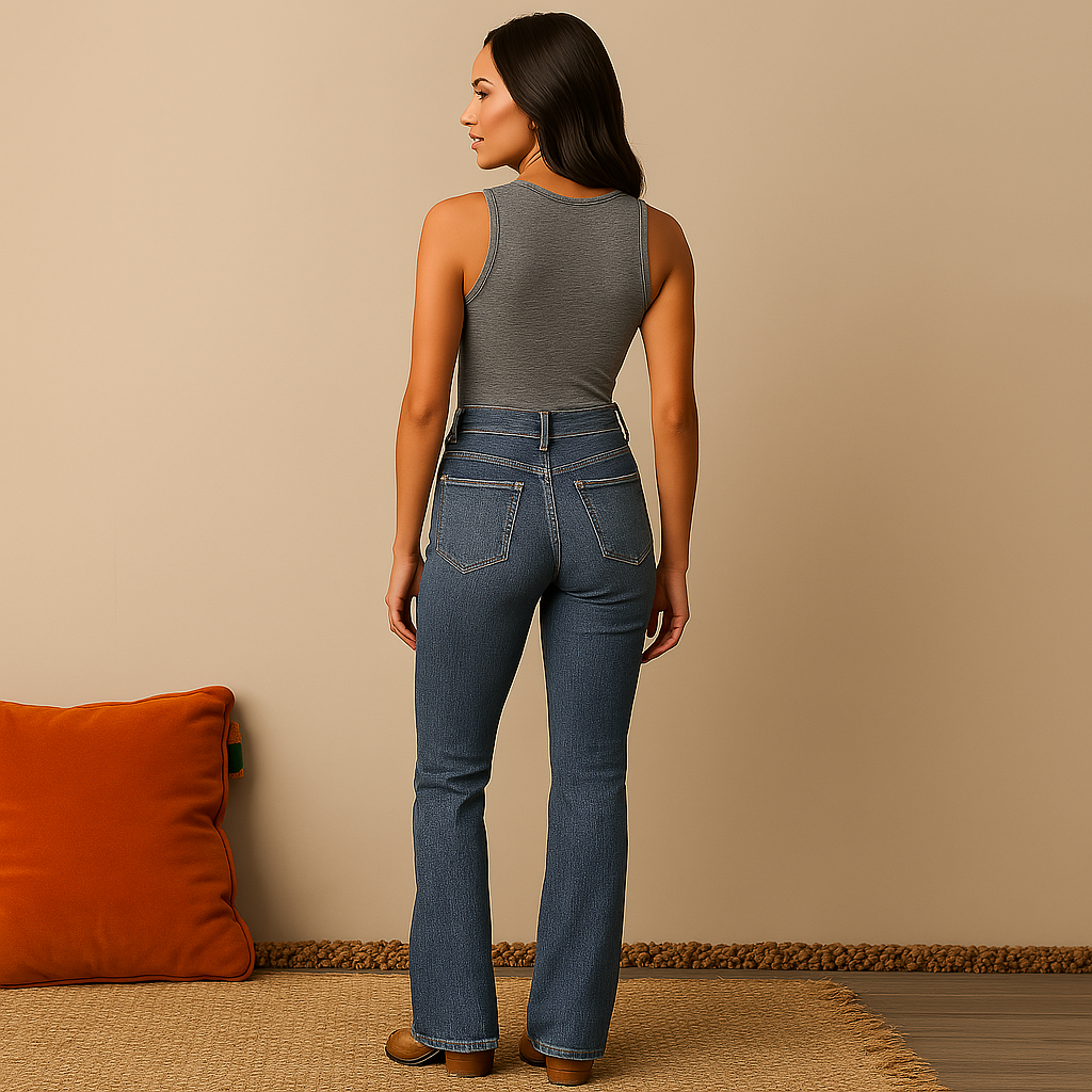 AYAFLARE – Høj Taljet Skinny Jeans