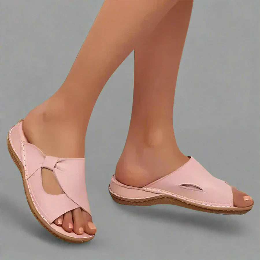 Yvonne - Ergonomiske Sandaler Dame i Premium Læder med Stødabsorberende Såler-4