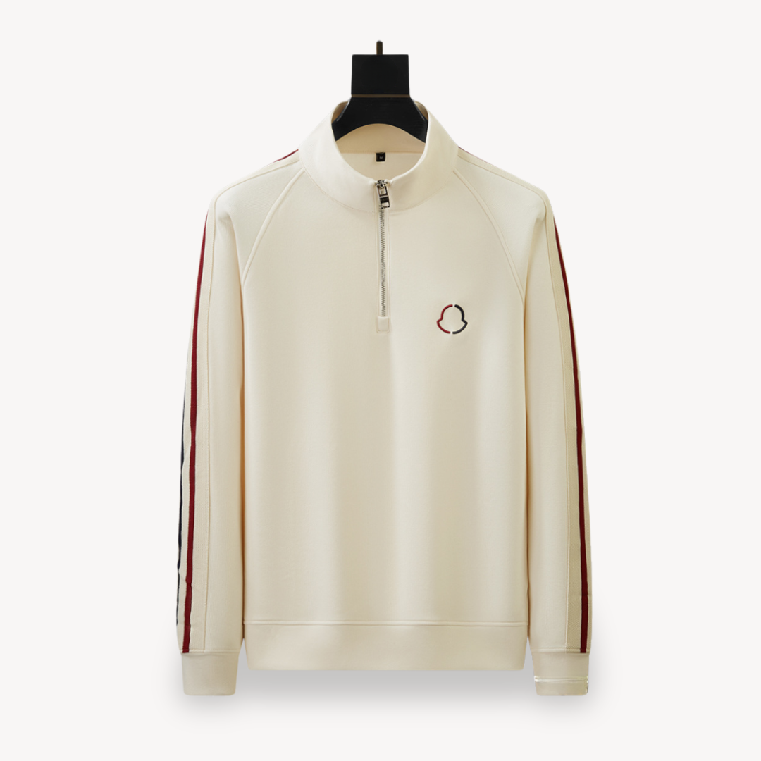 Casper - Tracksuit Mænd i Katoen Med Half-Zip Sweatshirt og Joggers