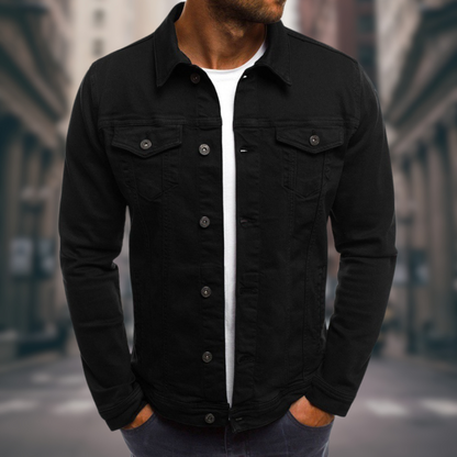 Variant image for Giacomo - Herre Denim Jakke med Skræddersyet Pasform og Moderne Detaljer-7