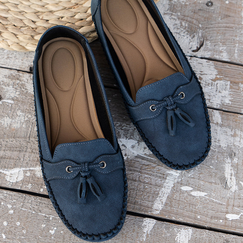 Lise – Ortopædiske Vintage Loafers med Komfort i Fokus