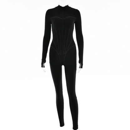 Trendy Buksedragt Med Lynlås - Komfortabel Og Stilfuld Jumpsuit Til Alle Anledninger