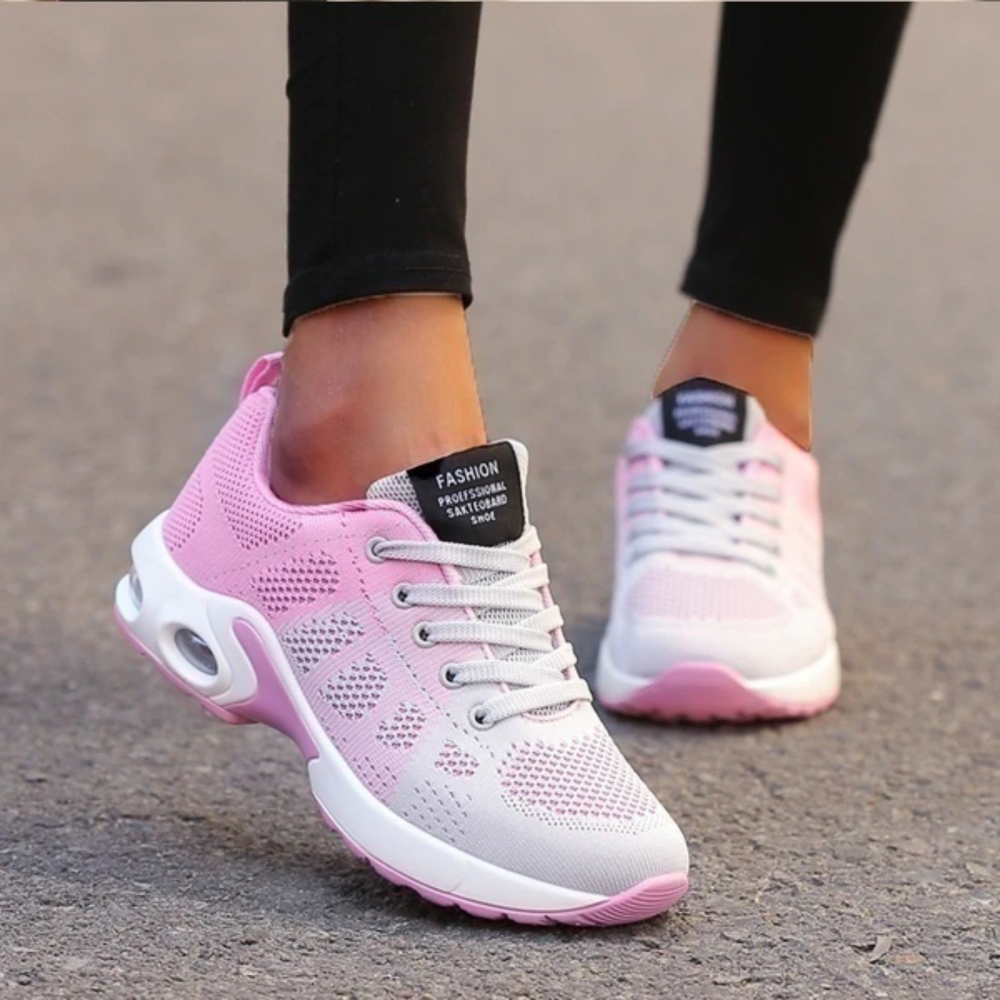 Løbesko Dame - Komfortable Letvægts Ortopædiske Sneakers Med Stødabsorbering