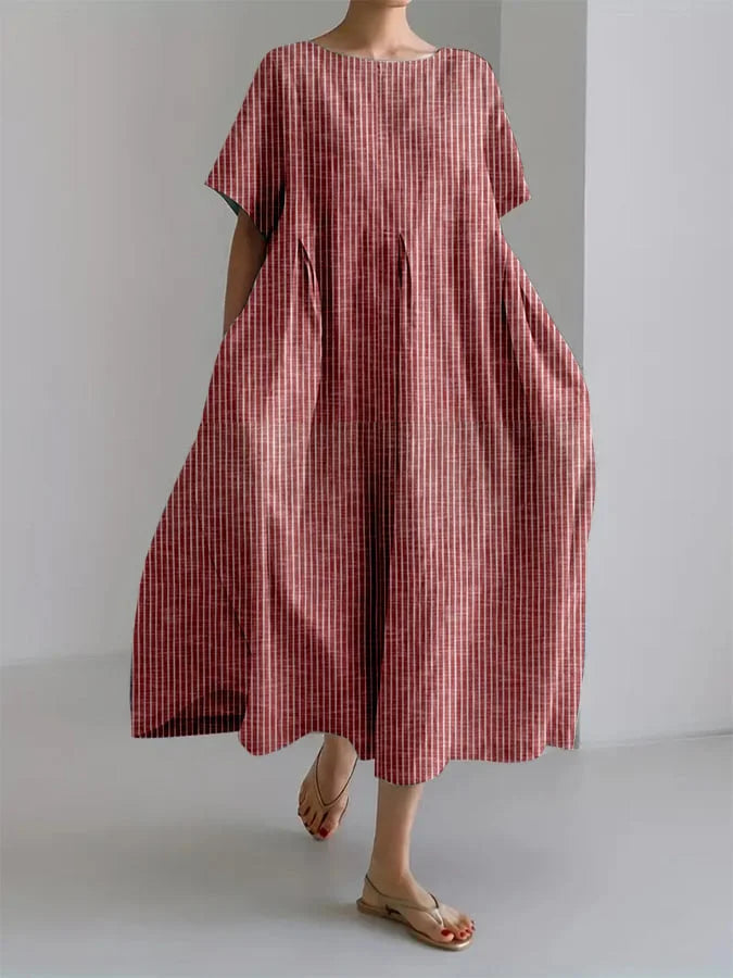 Variant image for Valentina - Lang Sommerkjole Med Blomsterdesign & Komfortabel Pasform-33
