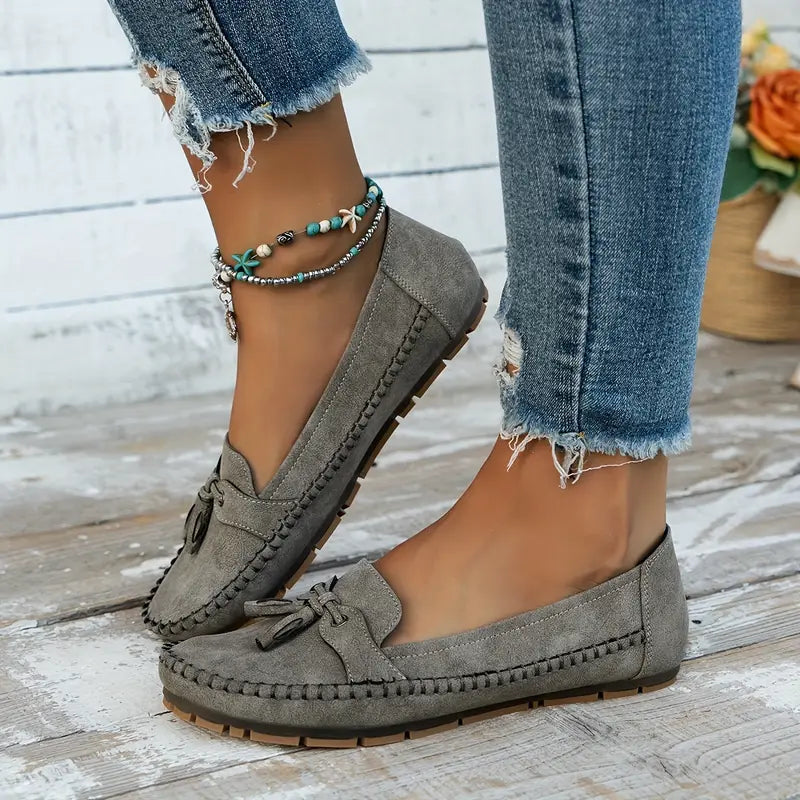 Lise – Ortopædiske Vintage Loafers med Komfort i Fokus