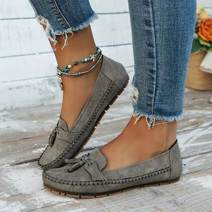 Lise – Ortopædiske Vintage Loafers med Komfort i Fokus