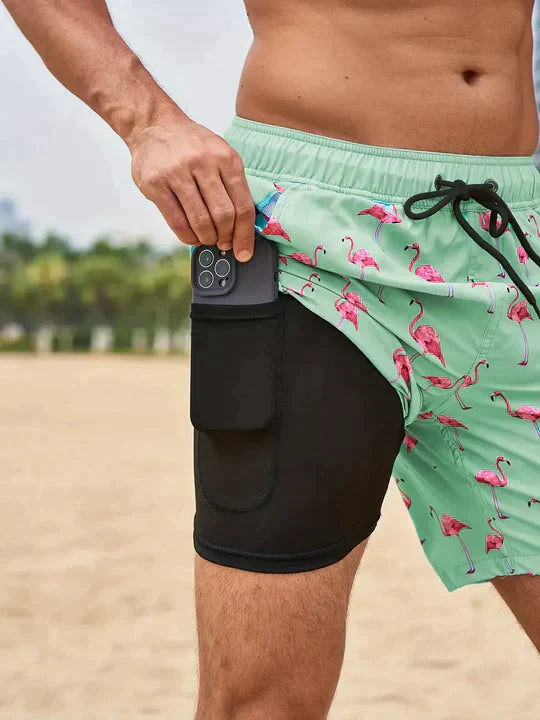 Elegant Sommer Svøm Shorts Til Mænd - Hurtig Tørring, Let Og Åndbar Design-3