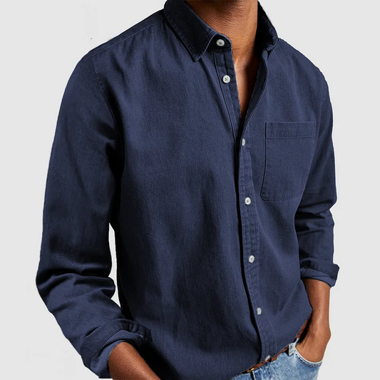Alvin - Premium Casual Skjorte i Højkvalitetsmateriale med Tidløs Elegance-1