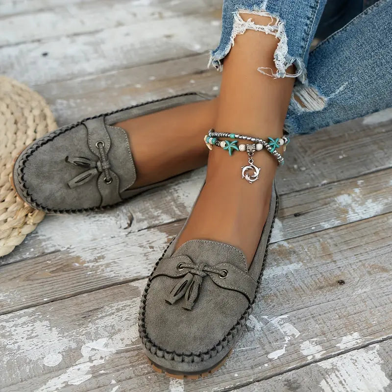 Lise – Ortopædiske Vintage Loafers med Komfort i Fokus