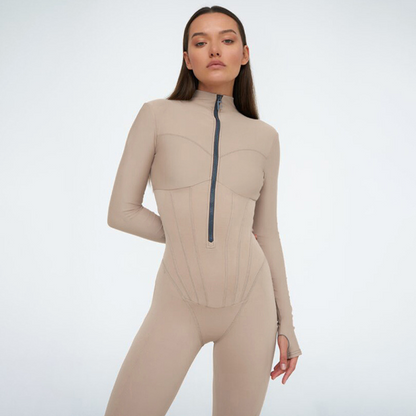 Variant image for Trendy Buksedragt Med Lynlås - Komfortabel Og Stilfuld Jumpsuit Til Alle Anledninger-13