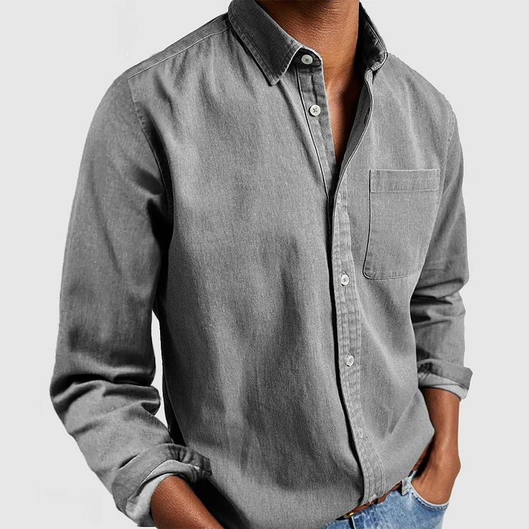 Alvin - Premium Casual Skjorte i Højkvalitetsmateriale med Tidløs Elegance-4
