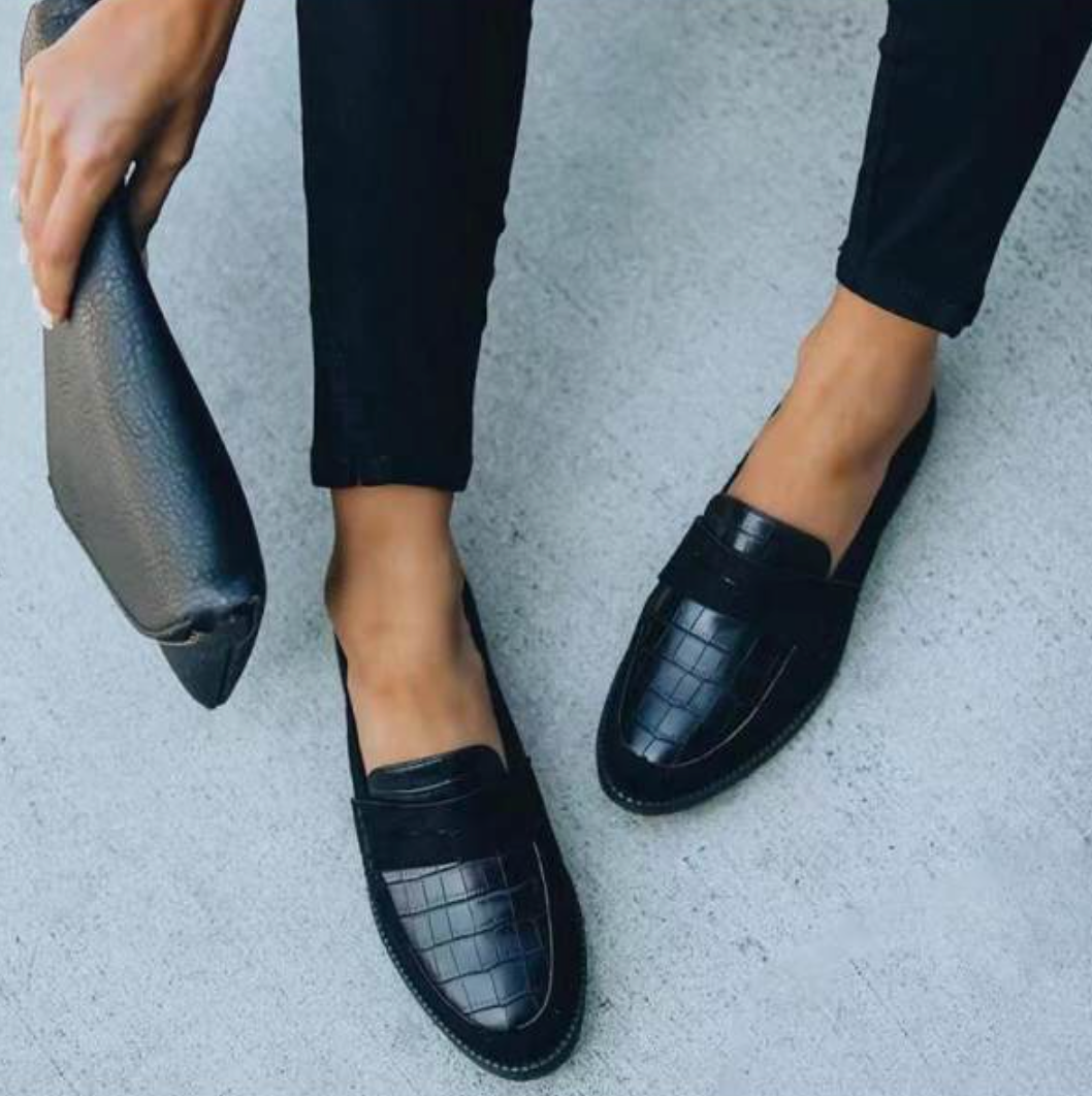 Variant image for Elegance Urban - Læder Loafers til Damer med Komfortabelt Tidløst Design-1