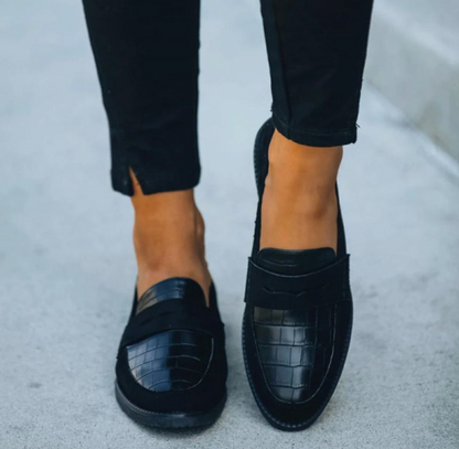 Elegance Liva - Læder Loafers til Damer med Komfortabelt Tidløst Design