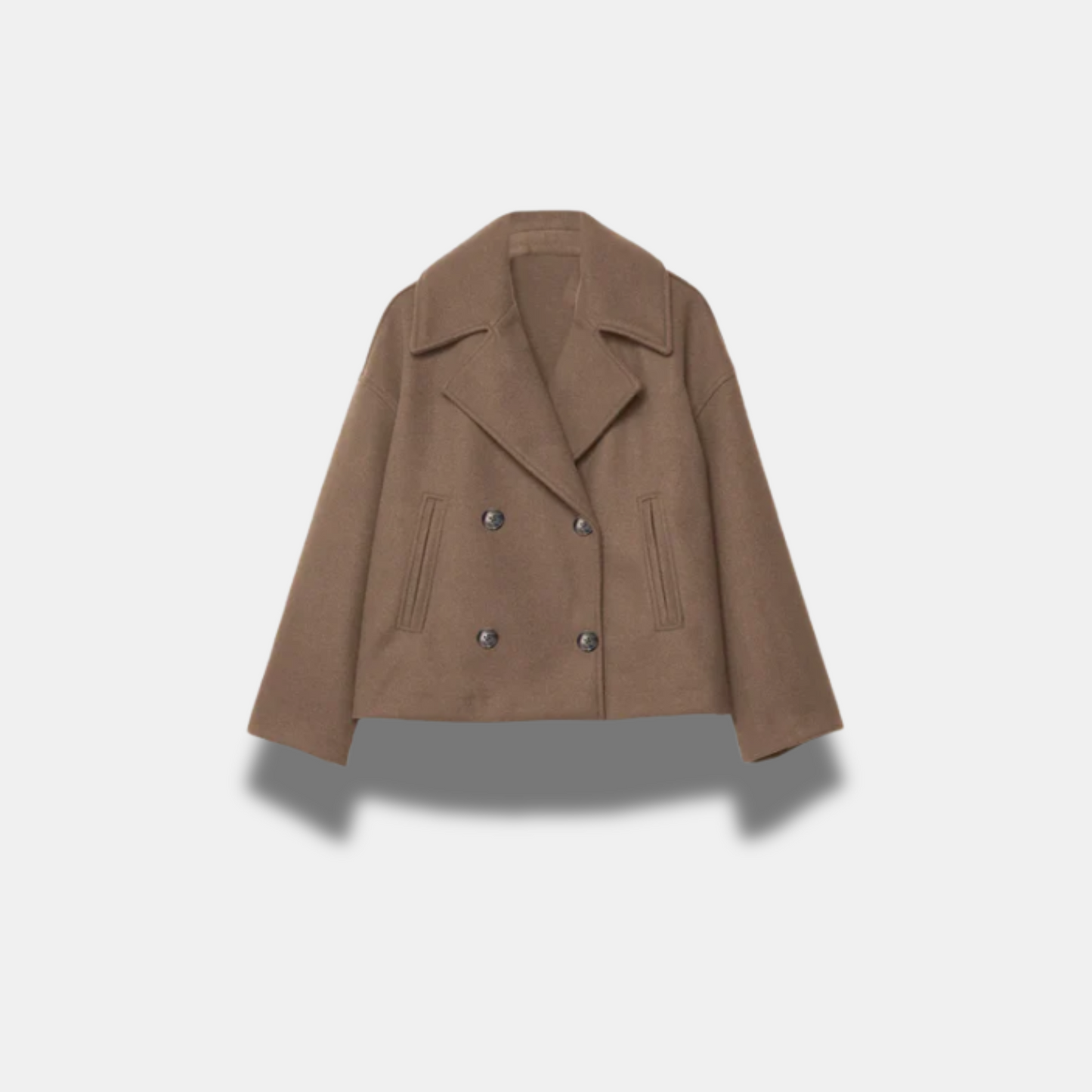 Elegant Crossover Blazer Jakke Dame - Slim Fit, Tidløs Stil og Høj Kvalitet