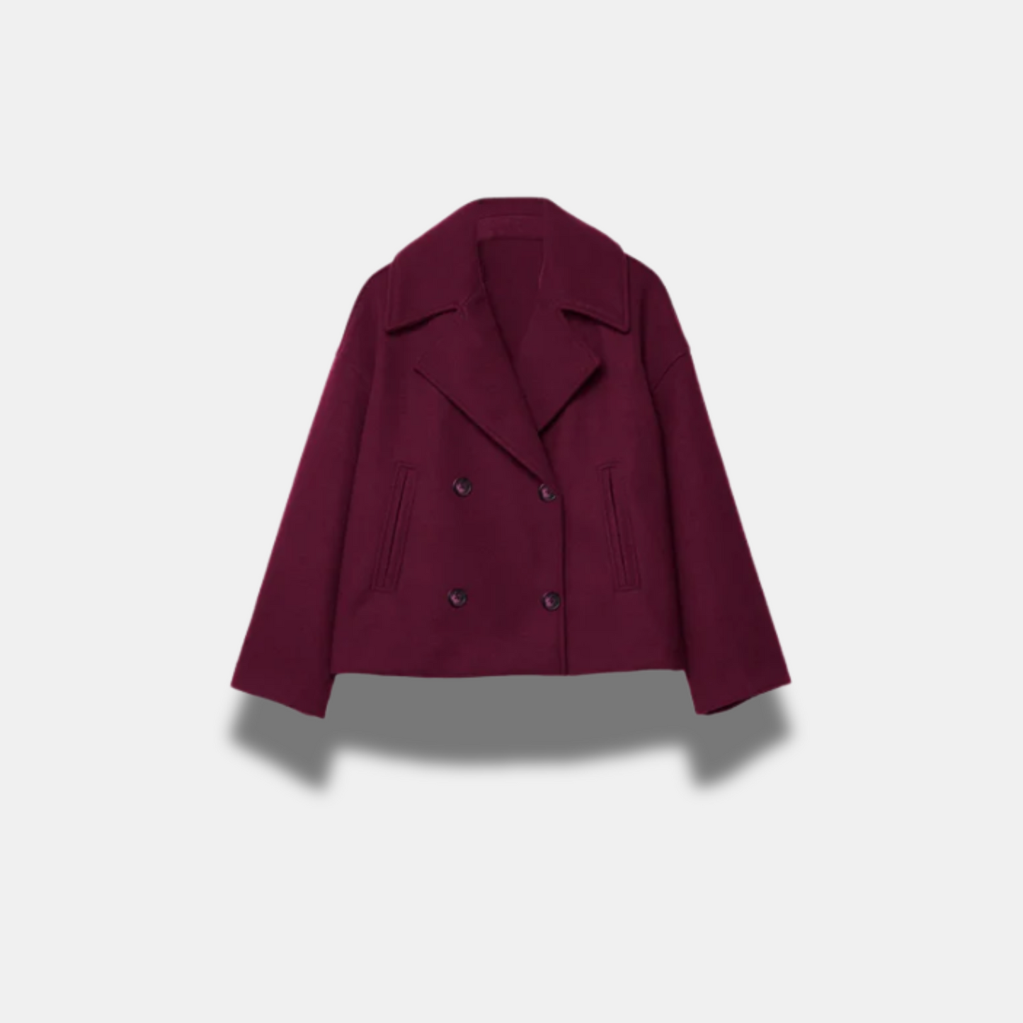 Elegant Crossover Blazer Jakke Dame - Slim Fit, Tidløs Stil og Høj Kvalitet