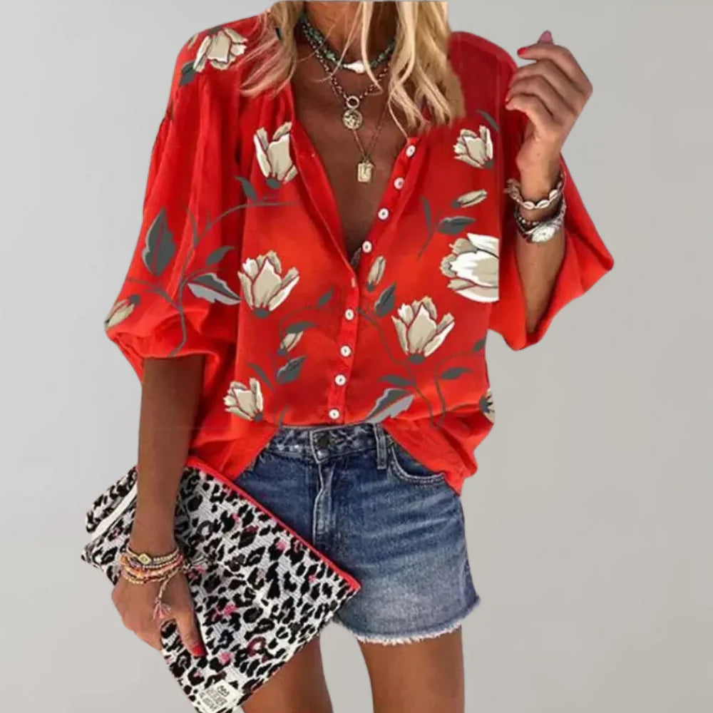 Tilde – Let og blomstrende sommerbluse