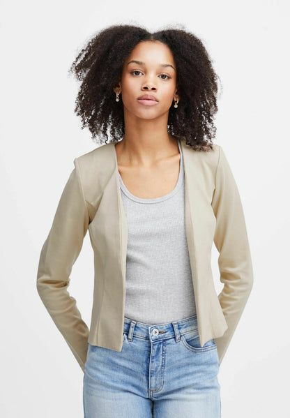 Elegant Cardigan Jakke i Blødt Materiale til Hverdag og Fest