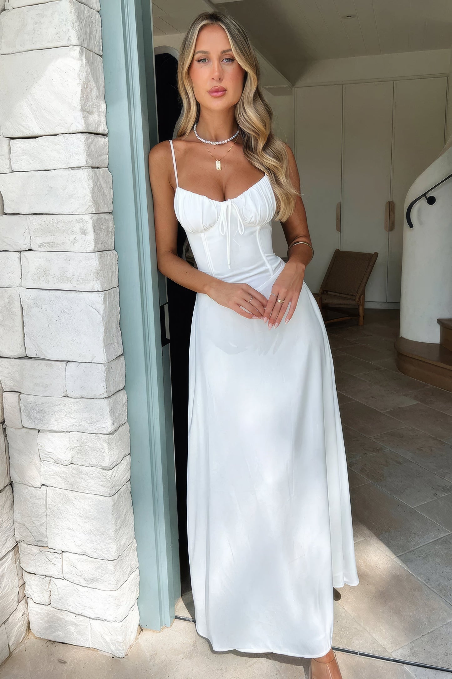 Ella Rose - Let Maxi Sommerkjole Med Elegant Pasform Og Friske Farver