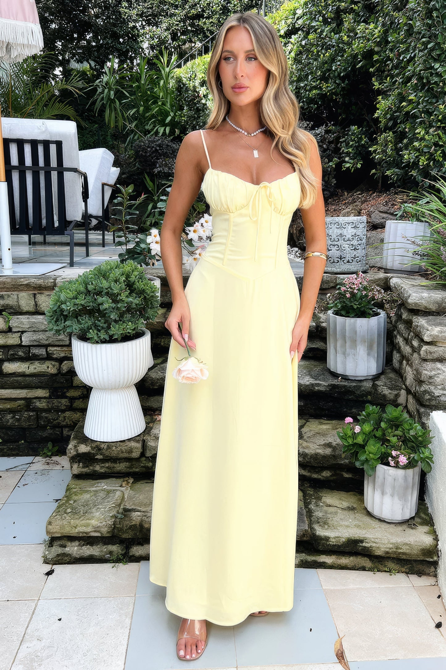 Ella Rose - Let Maxi Sommerkjole Med Elegant Pasform Og Friske Farver