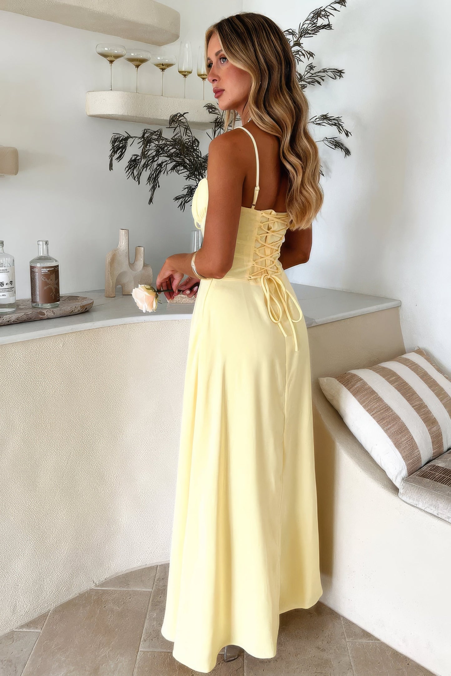 Ella Rose - Let Maxi Sommerkjole Med Elegant Pasform Og Friske Farver
