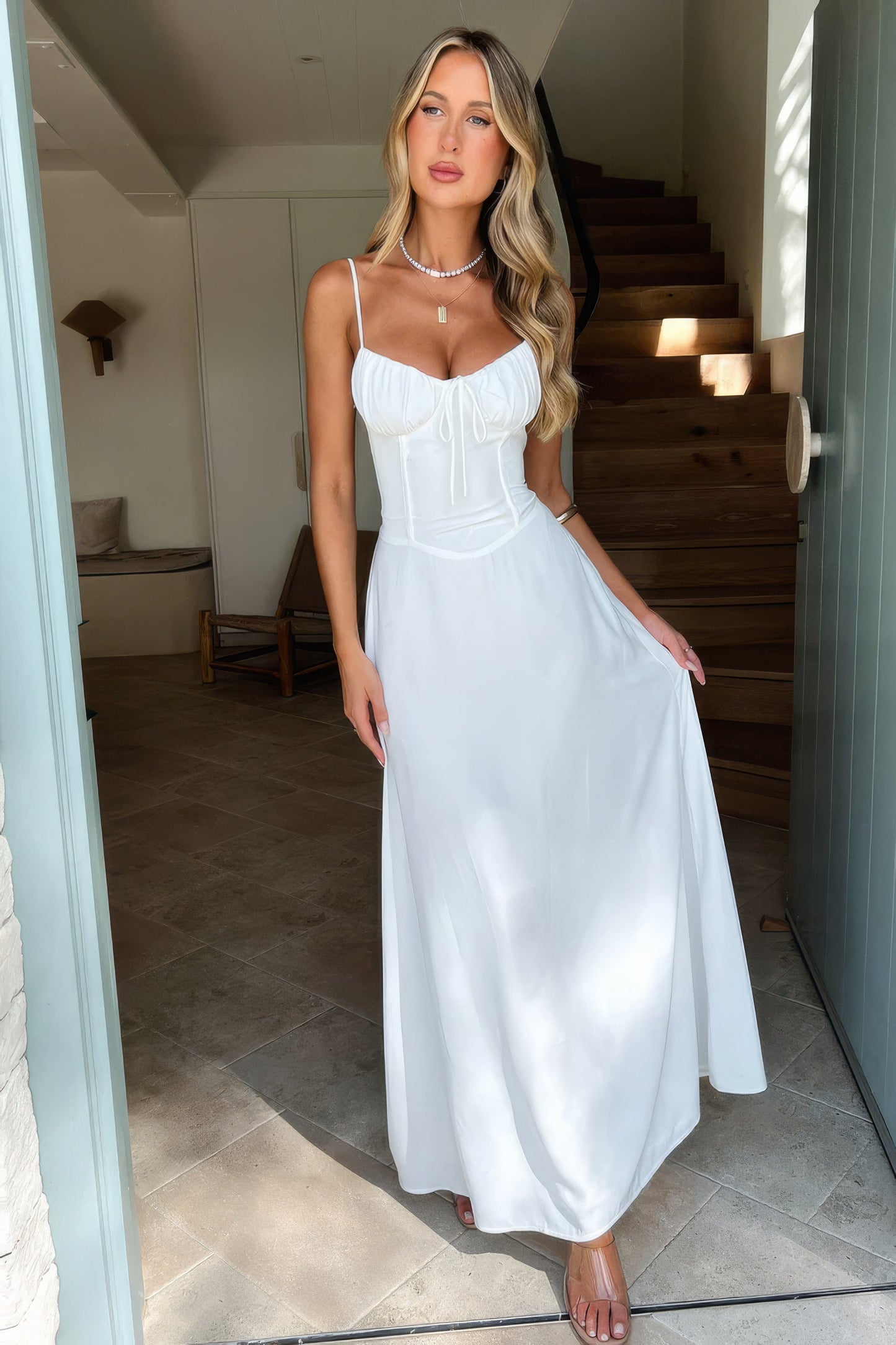 Ella Rose - Let Maxi Sommerkjole Med Elegant Pasform Og Friske Farver