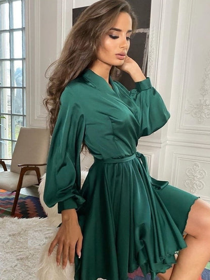 Isabel Satin Kjole - Luksuriøs Satinkjole Med Perfekt Pasform Og Elegance